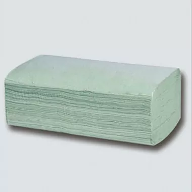Green V-fold Hand Towels