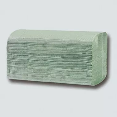 Green Z-fold Hand Towels